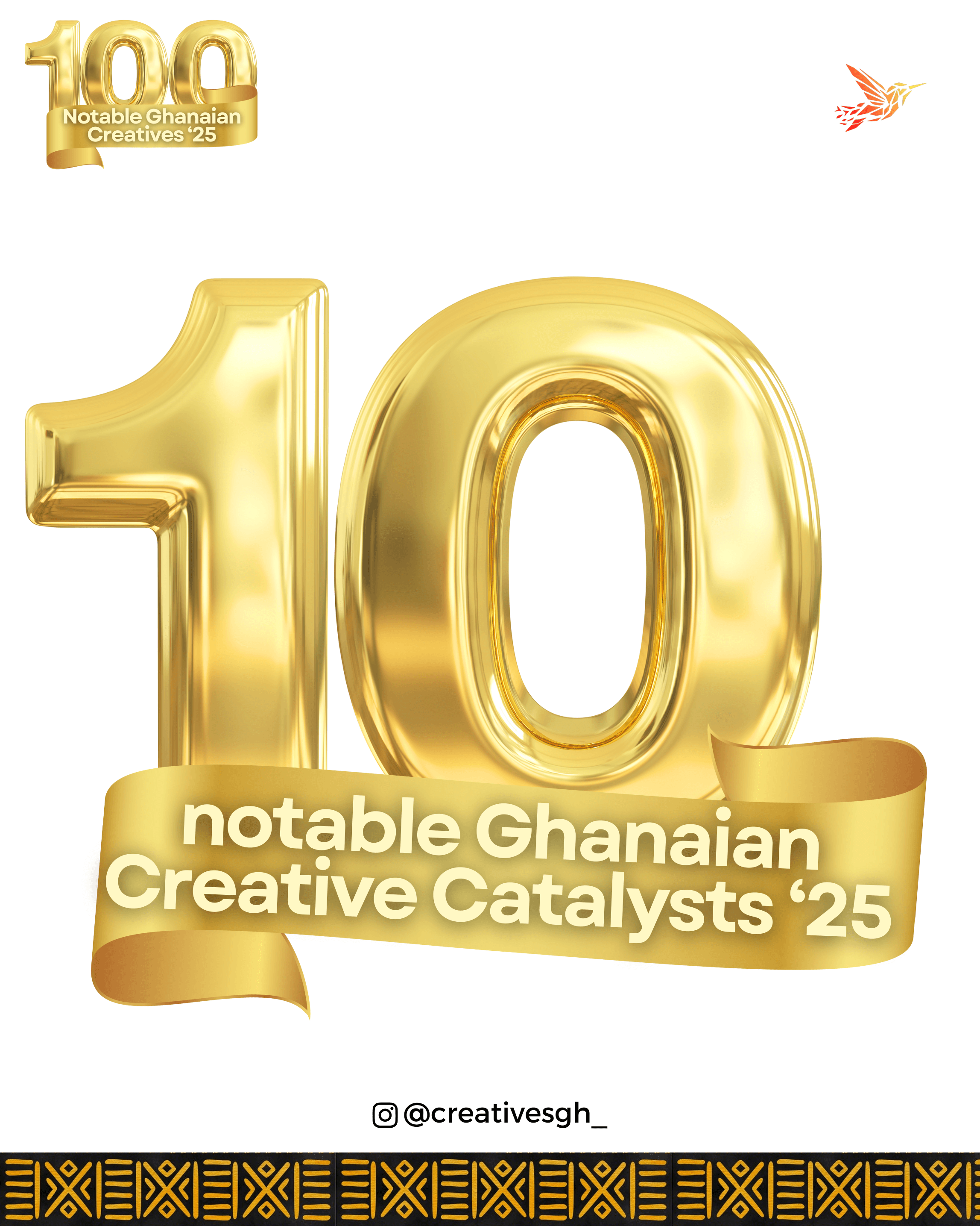 CPG 100: Top 10 Notable Ghanaian Creative Catalysts