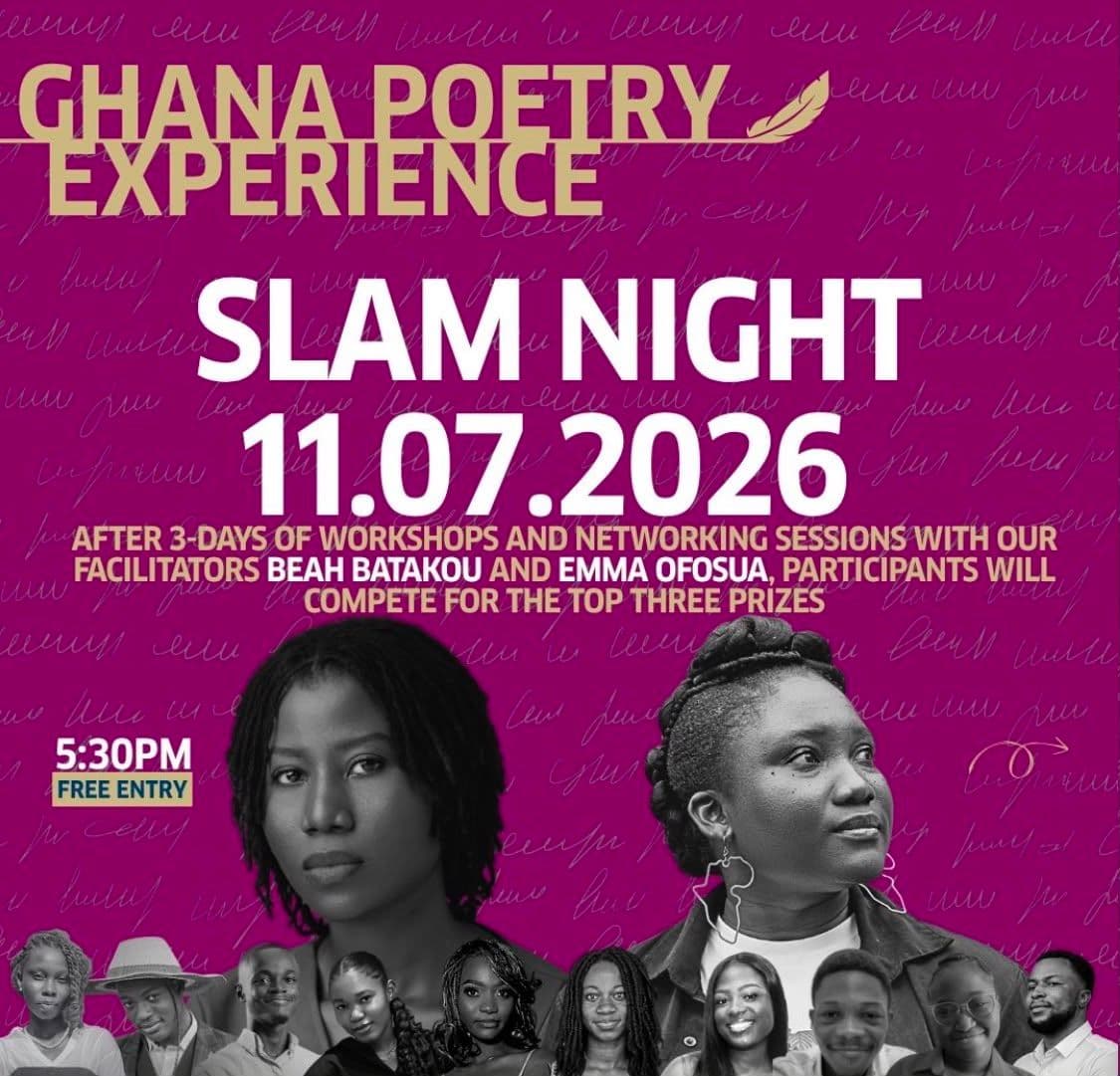 Goethe-Institut Hosts Second Ghana Poetry Experience Slam Night