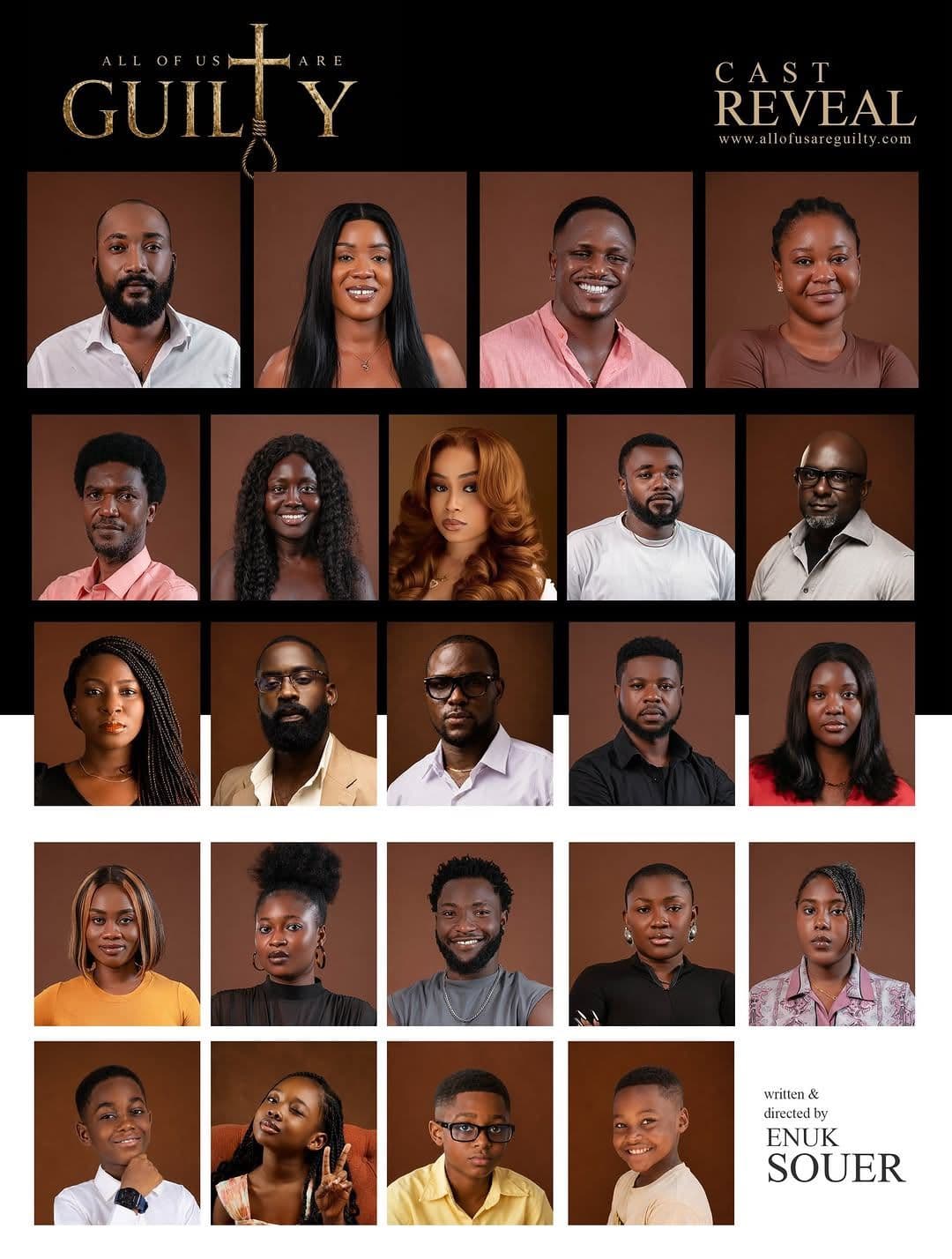 CAST Announced For Ghanaian Film 'All of Us Are Guilty'